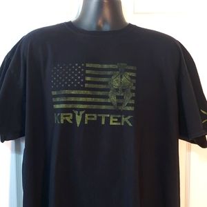 Kryptek green American flag with Trojan head...